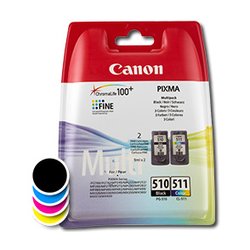 Canon PG-510 + CL-511 crni + patron u boji  -