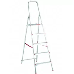 Merdevine kućne aluminijumske 30 BS 5 gazišta Alpos