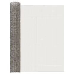 Mrežna tkanina 80 x 1000 cm 3 Mesh Nehrđajući čelik 201 Srebrna
