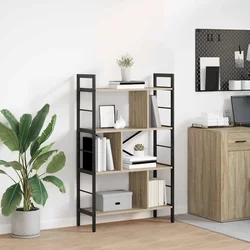 Polica Sonoma hrast 75 x 30 x 123,5 cm Konstruirano drvo