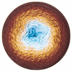 Yarn Art Flowers 296 Brown Blue