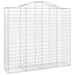 Gabionska košara s lukom200x50x180/200 cm pocinčano željezo