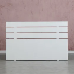 Hanah Home Fuga 140LK Uzglavlje za krevet, Shiny White