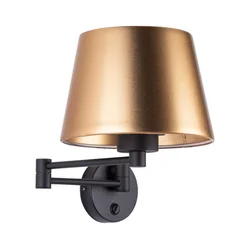 Zidna lampa GLORY 1xE27/15W/230V zlatna/crna
