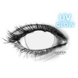 GLOW WHITE BLIND UV MINI SCLERA barvne leče