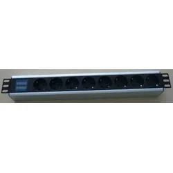 230V razvodni PDU panel 19/1U sa 8 utičnih mesta, voltmetrom PDU-8SAV-1U