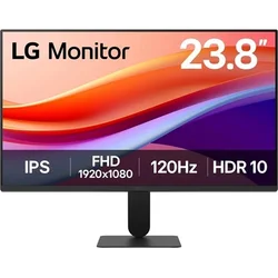 LG Monitor 24U41YA-B.AEUQ, 23.8, IPS, 1920x1080, 120Hz, 5ms, GtG/VGA, HDMI, Adaptive sync,VESA, Crni