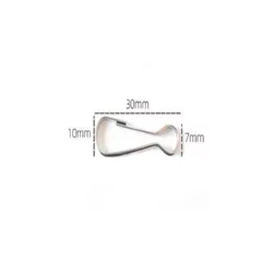 zatvarač karabinjer za ključeve 30 mm