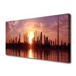 tulup.si Slika na platnu Mesto hiše 120x60 cm