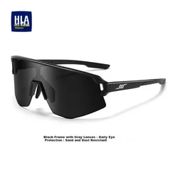 HLA Unisex naočare za sunce, Crne
