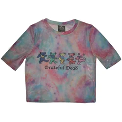 The Grateful Dead Dancing Bears (Mesh) Light Blue S Ženske Majica