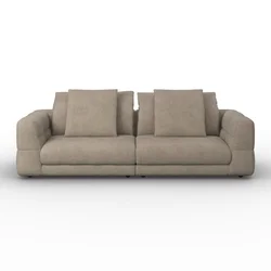 Bessagi Home Sofa Lea Chenille Beige
