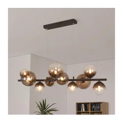Brilagi - LED lestenec na kablu MILLA 10xG9/3W/230V rjava/dimna rjava