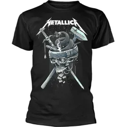 Metallica Majica History White Logo Unisex Black M