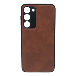Maska za telefon LEATHER CASE za Samsung S23 Plus brown