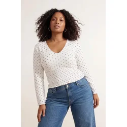 Trendyol Curve Ženska bluza Tbbaw26Af00052, Krem