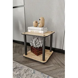 Hanah Home Pomoćni stočić Tier Square, 34x38x34 cm, Boje hrasta