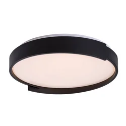 Rabalux Plafonjera Laleh, LED, Sa daljinskim, 24W, 3000-6500K, 40cm, Crna