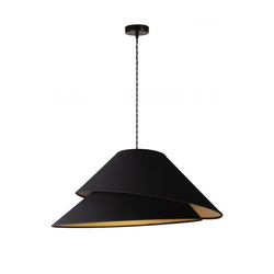 Duolla - Luster na sajli COCO 1xE27/40W/230V prečnik 50 cm crni