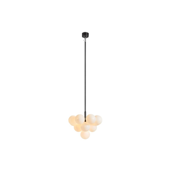 Markslöjd 107911 - Luster na šipci MERLOT 13xG9/20W/230V, prečnik 56 cm, bela/crna