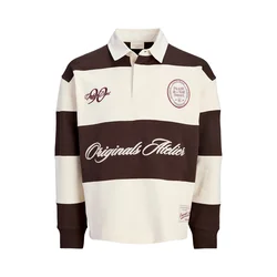 Jack & Jones Junior Majica Salmanco čokolada/naravno bela