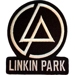 Linkin Park Concentric Text Logo Našitek za likanje Black