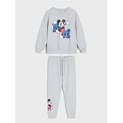 Sinsay - Set: duks i pantalone od terry materijala Mickey Mouse - šareno