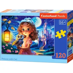 Castorland - Puzzle Princesa s sovo - 120 kosov