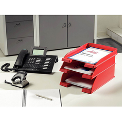 Ladica za spise leitz 52270225 crvena
