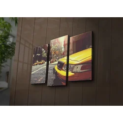 Wallity Set slika sa LED rasvjetom 3PATIACT-22, 3 dijela