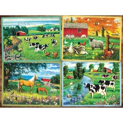 Cobble Hill Puzzle Prijatelji dežele XL 275 kosov