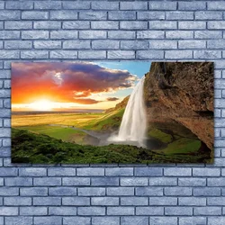 tulup.si Slika na platnu Mountain slap narava 140x70 cm