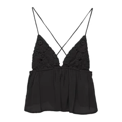 Pull&Bear Top črna