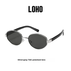Loho Unisex naočare za sunce, Srebrno-sive