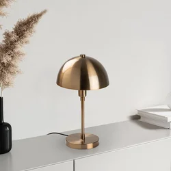 Opviq Stona lampa Togg-14806, 20x20x35 cm, IP20, Zlatne boja
