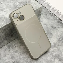 Futrola color metal magsafe ii za iphone 15 (6.1) srebrna ( F126107 )