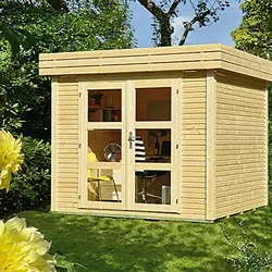 Drvena kućica Style (Drvo, Baza: 5,76 m2, Debljina stijenke: 28 mm)