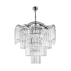 Luster na lancu 7xE27/60W/230V