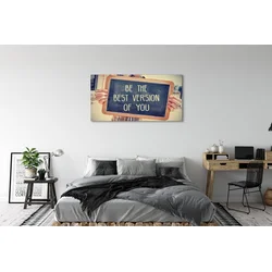 tulup.si Slika na platnu Plošča napis 120x60 cm
