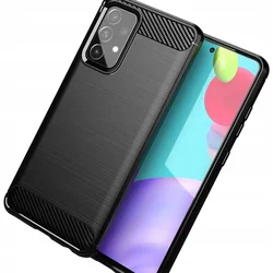 Futrola Carbon Shield TPU za Samsung Galaxy A72 5G/Galaxy A72 4G - Crna KP9522