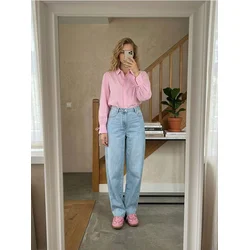 Sinsay - High waist balloon farmerke - plava