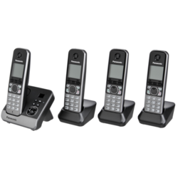 PANASONIC bežični telefon telefon KX-TG6724GB Quattro sa AB + 3x slušalice