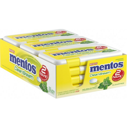 Mentos CleanBreath Lemonmint škatla 12 x 21 g