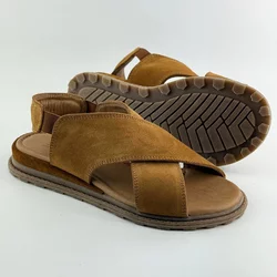 Mona Shoes Ženske sandale, Kožne, Braon