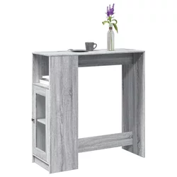 Barski stol s držačima boja hrasta 101x40x103,5 cm drveni