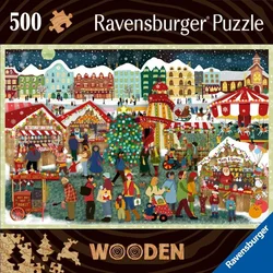 Ravensburger slagalica Božićna drvena slagalica, 1000 delova