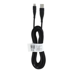 megaMIŠKA Micro USB kabel 3 metri črn