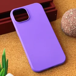 Maska za mobilni telefon iPhone 15 TERACELL GIULIETTA MAT, Ljubičasta