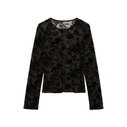Vero Moda Maternity Majica VMMFLORA čokolada