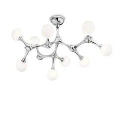 Ideal Lux - LED plafonski luster NODINO 9xG9/3W/230V bela